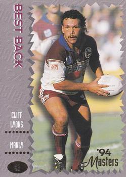 1994 Dynamic NSW Rugby League '94 Masters #43 Cliff Lyons Front